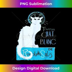 tournee chat blanc parody le chat noir - distressed