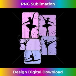 ballerina girl ballet s - vintage sublimation png download