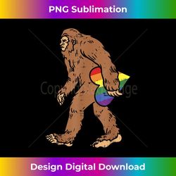 bigfoot rainbow heart funny sasquatch gay lgbt pride - special edition sublimation png file