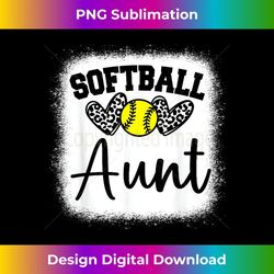 personalized softball heart cute aunt softball 1 - special edition sublimation png file