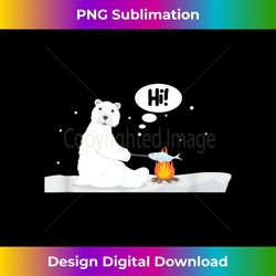 cute polar bear lover antarctic arctic polar bear cooking - unique sublimation png download