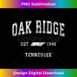 oak ridge tennessee tn vintage athletic sports design 2 - premium png sublimation file