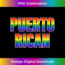puerto rican pride lgbtq rainbow puerto rico pride 2 - premium png sublimation file