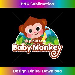 pinkfong baby monkey official t-shirt - png transparent sublimation design