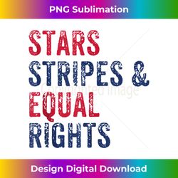 stars stripes and equal rights 4th of july women's rights tank top - decorative sublimation png file