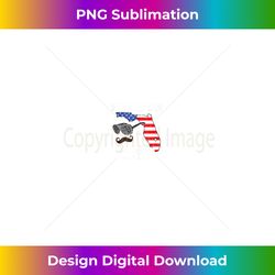 florida america's mullet funny patriotic american flag tank top - premium sublimation digital download