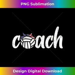 volleyball coach us flag bandana vintage patriotic 1 - digital sublimation download file