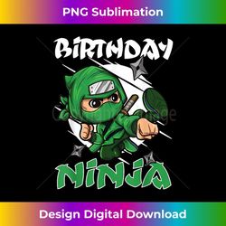 birthday ninja warrior kids birthday party little ninja - elegant sublimation png download