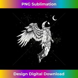 i just need my space flying astronaut angel wing in sneakers - digital sublimation download file