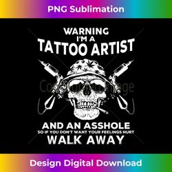 mens tattoo artist skull graphic tattoo artist apparel 1 - elegant sublimation png download