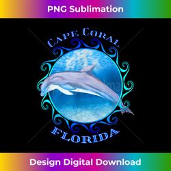 cape coral florida vacation souvenir dolphin - professional sublimation digital download