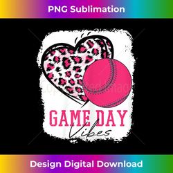 bleached pink softball heart baseball leopard messy bun - retro png sublimation digital download