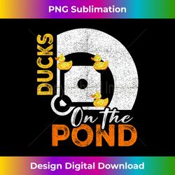 ducks on the pond baseball field softball saying graphic - professional sublimation digital download