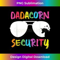 dadacorn security unicorn dad and girl papa fathers day - digital sublimation download file