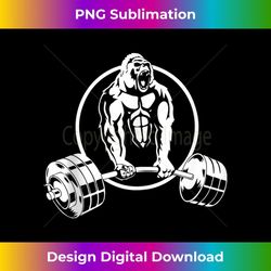 release the beast cool weight lifter gorilla gym 1 - special edition sublimation png file