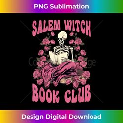 salem witch book club halloween skeleton reading season 1 - premium sublimation digital download