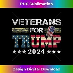 dad grandpa veterans for trump 2024 american flag camo - png transparent digital download file for sublimation