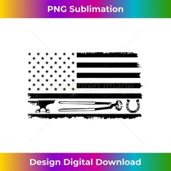 funny farrier cool farrier tools american flag - exclusive png sublimation download