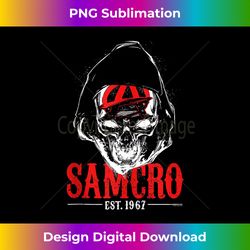 sons of anarchy samcro skull 1 - vintage sublimation png download