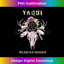 yaqui mexican indian tribe boho floral skull retro 2 - png transparent sublimation file