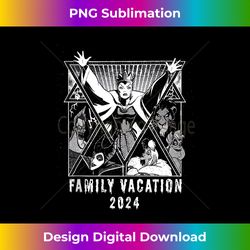disney villains graphic print family vacation trip 2024 - decorative sublimation png file