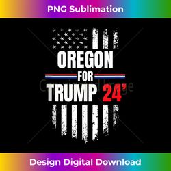 oregon for trump 2024 american flag tank top - digital sublimation download file