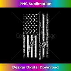 american flag fishing rod usa patriotic fishing lover - sublimation-ready png file