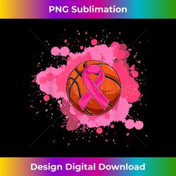 pink ribbon basketball breast cancer awareness 1 - premium sublimation digital download