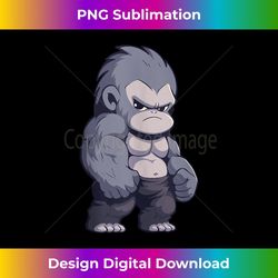 gorilla mode gym beast workout weights lifting power boxing - high-resolution png sublimation file