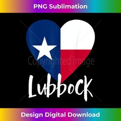 i love lubbock texas tx flag lonestar heart - vintage sublimation png download