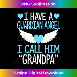 in memory of my grandpa angel grandfather - digital sublimation download file