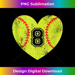 softball heart player 8 softball mom dad varsity team 1 - creative sublimation png download