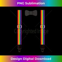 cute unique clown rainbow suspenders - high-resolution png sublimation file