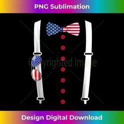 cummerbund suspender us flag tuxedo hanging sunglass costume - modern sublimation png file