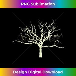 naked bare tree silhouette outline for autumn fall - unique sublimation png download