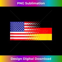 germany usa gift half german american flag tank top - aesthetic sublimation digital file