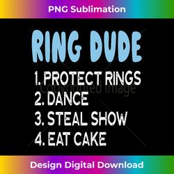 kids yep i'm the ring dude bearer proposal kids cute boys toddler 1 - trendy sublimation digital download