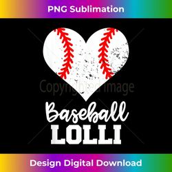 baseball lolli funny baseball heart grandma lolli - creative sublimation png download