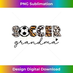 soccer grandma cute leopard print sports mother's day 2024 1 - png transparent digital download file for sublimation