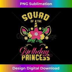 squad of the birthday girl unicorn birthday party matching 1 - instant sublimation digital download