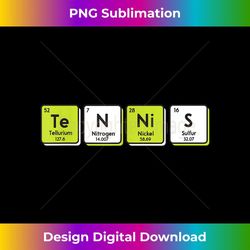 tennis periodic table elements sport funny player coach 1 - digital sublimation download file