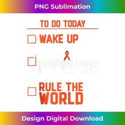 beat leukemia rule the world funny cancer quote - png transparent sublimation design