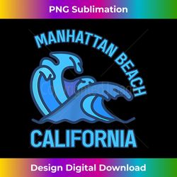 graphic manhattan beach california pocket wave souvenir - signature sublimation png file