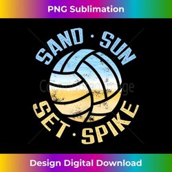 beach volleyball quote - retro png sublimation digital download