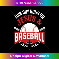 kids jesus & baseball shirt christian religious player boys gift - aesthetic sublimation digital file
