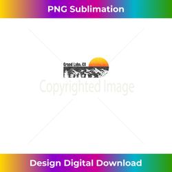 Retro Grand Lake Colorado - PNG Transparent Sublimation File