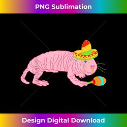 ugly naked mole rat sombrero costume mexican rodent - modern sublimation png file