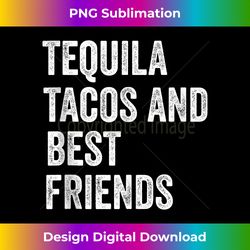 Cinco De Mayo Tequila Tacos Best Friends Drinking Men Women Tank Top - Vintage Sublimation PNG Download