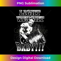 light weight baby - ronnie coleman row - gym motivational tank top 1