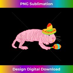 ugly naked mole rat sombrero costume mexican rodent 2 - aesthetic sublimation digital file